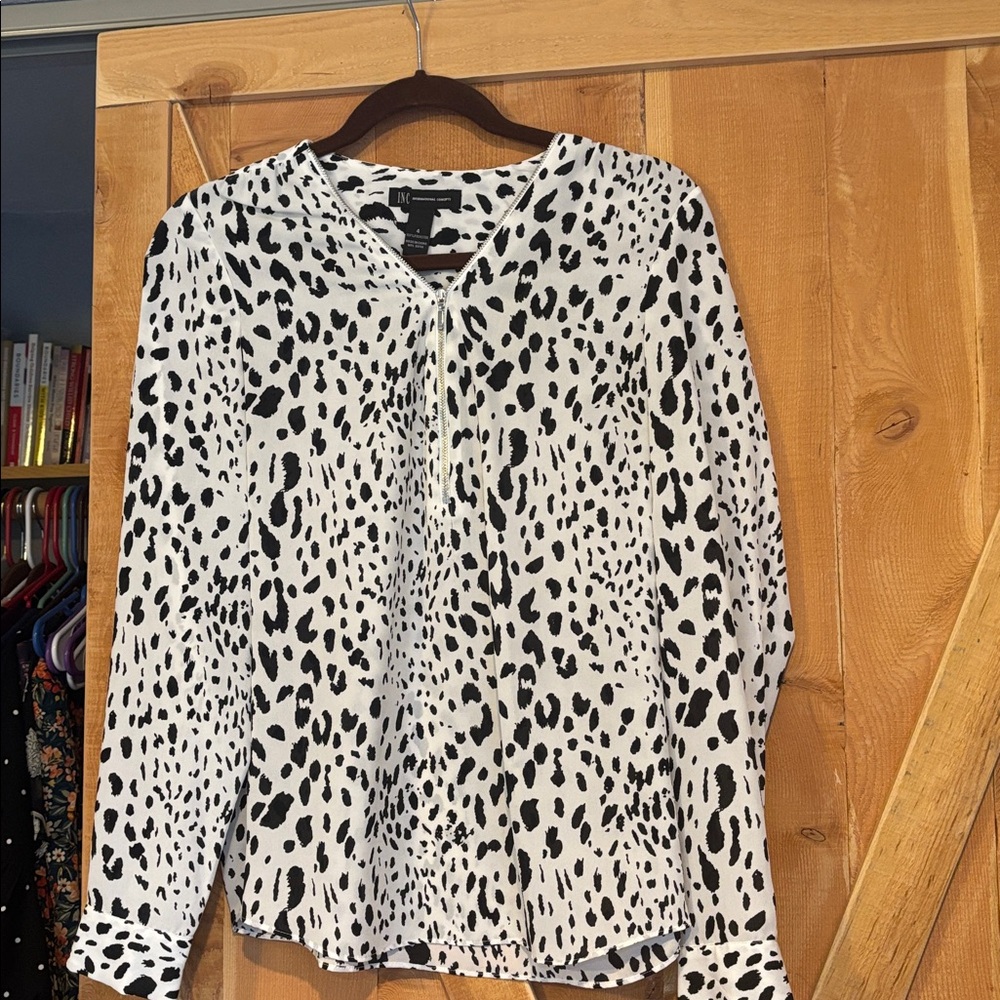 Animal Print Women’s Long Sleeve Blouse